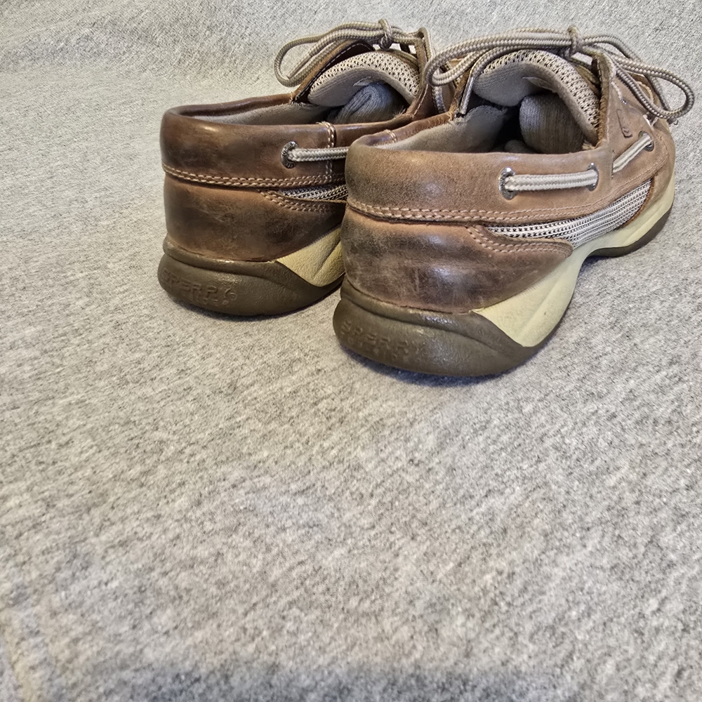 Sperry Brown Leather Boat Shoes Size 6.5 Women Slipon - Picture 5 of 7